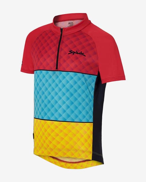 Maillot Spiuk Anatomic Kid manga corta multicolor infantil