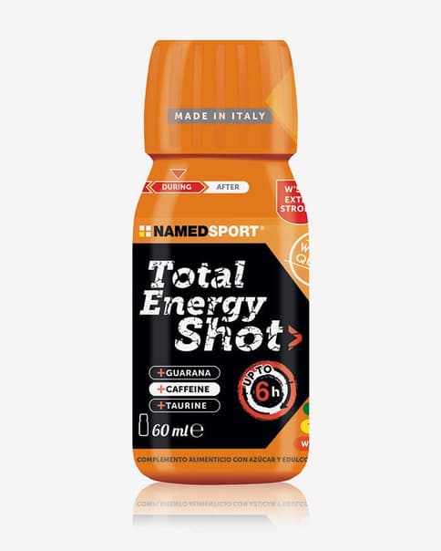 Viales NamedSport Total Energy Shot 60 ml sabor naranja (25 ud)