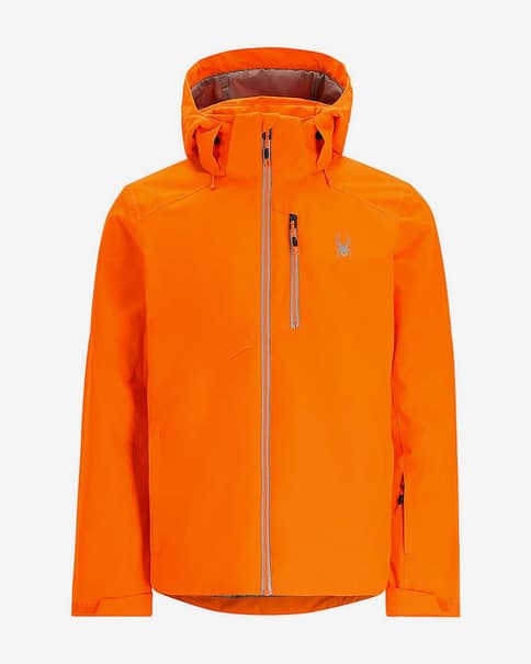 Chaqueta con capucha Spyder Tripoint naranja
