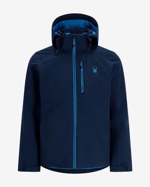 Chaqueta con capucha Spyder Tripoint azul marino
