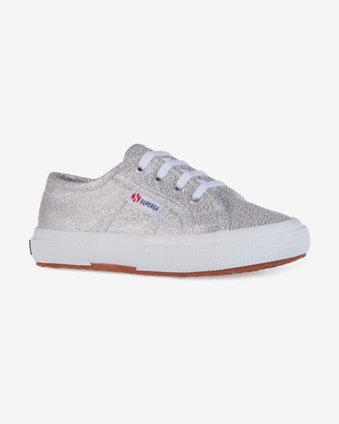 Zapatillas Superga 2750 Lamej gris brillante infantil