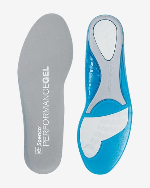 Plantillas Spenco Performance Gel blanco azul