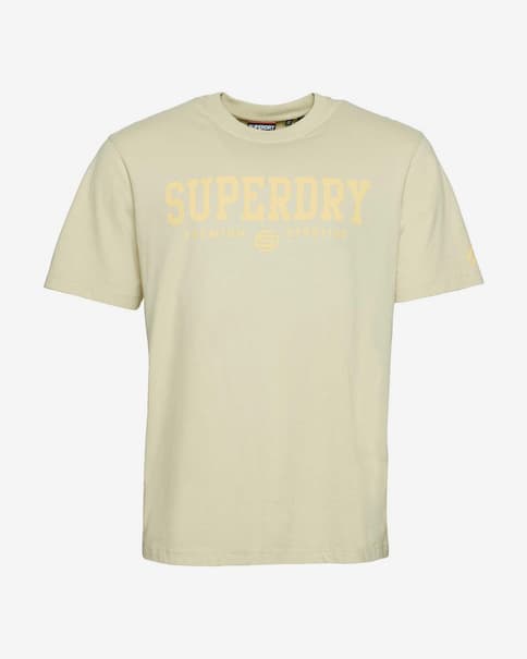Camiseta Superdry Code Core Sport manga corta amarillo