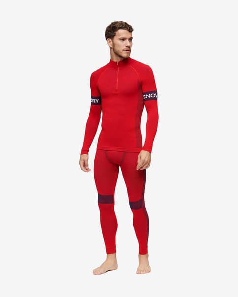 Malla larga Superdry Baselayer rojo