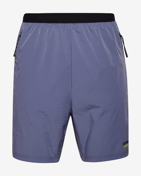 Pantalón corto Superdry Train Hybrid lila negro