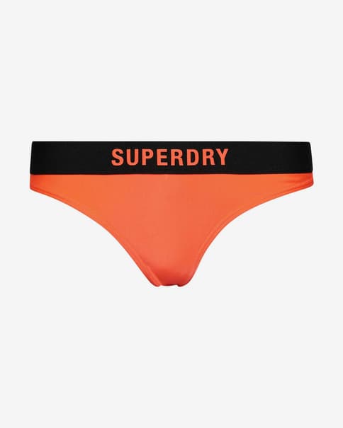 Braga bikini Superdry Code Elastic naranja negro mujer