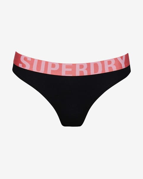 Braga Supedry Large Logo negro rosa mujer