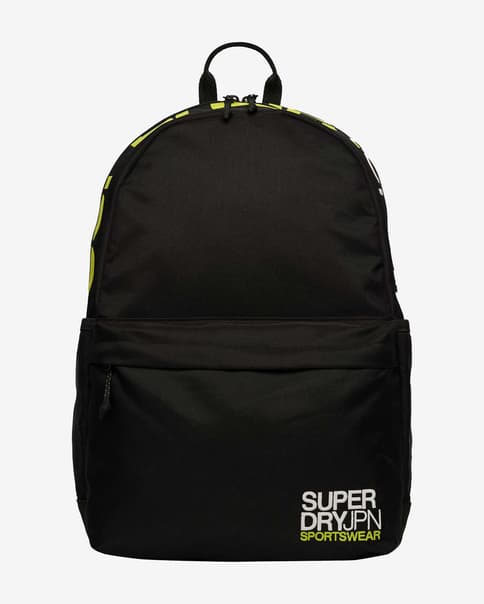 Mochila Superdry Windyachter Montana 18L negro amarillo blanco