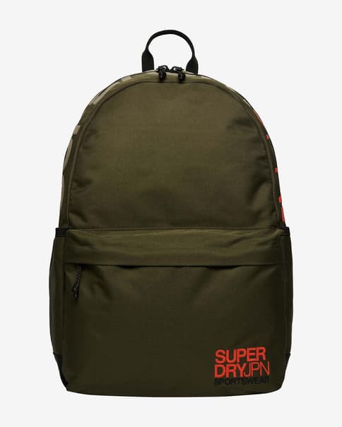 Mochila Superdry Windyachter Montana 18L verde caqui naranja beige