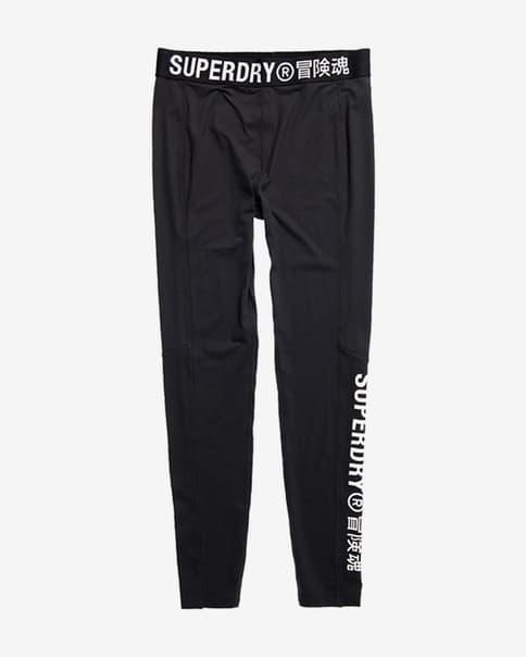 Malla larga Superdry Snow Carbon negro mujer