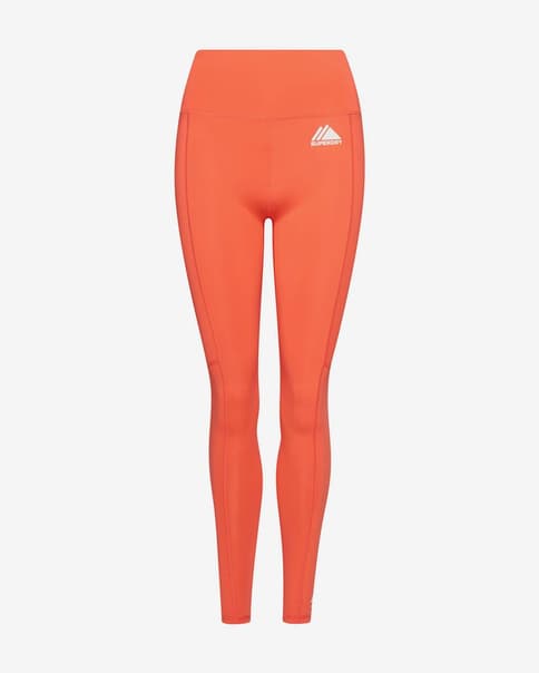 Malla larga Superdry Base Layer naranja mujer