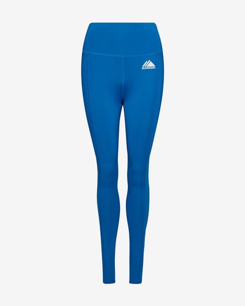 Malla larga Superdry Base Layer azul mujer