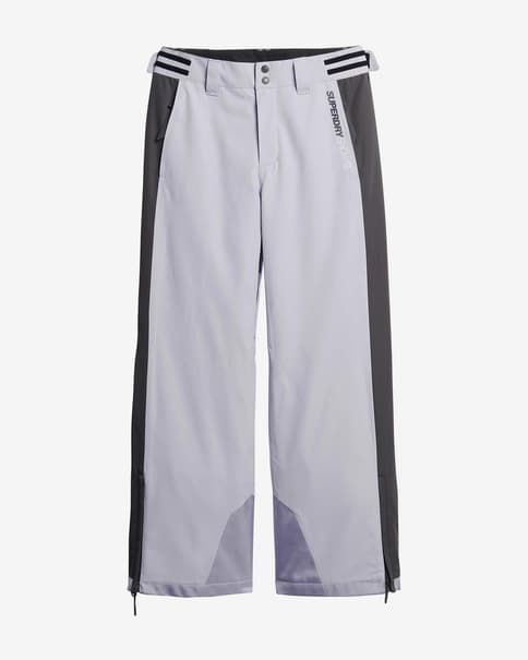 Pantalón largo Superdry Core Ski gris negro mujer