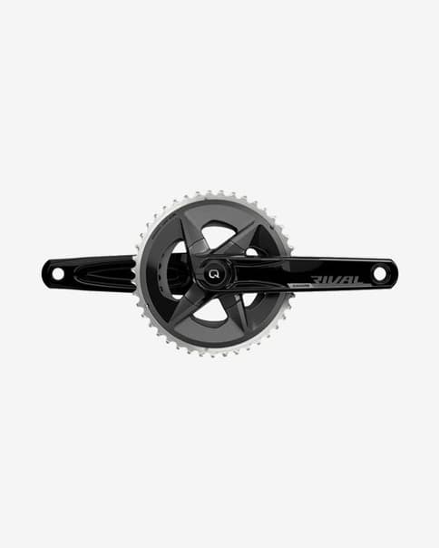 Bielas con potenciómetro SRAM Rival AXS DUB Wide 2x12V 43/30D negro gris