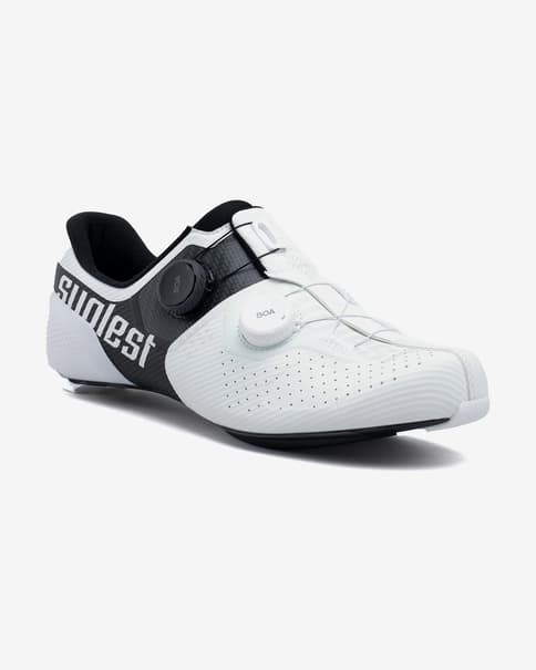 Suplest Road PRO Rennradschuhe weiß/schwarz