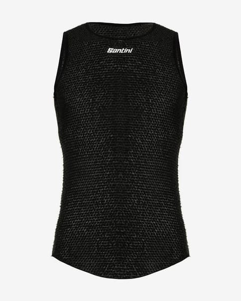Camiseta interior Santini Alpha sin mangas negro