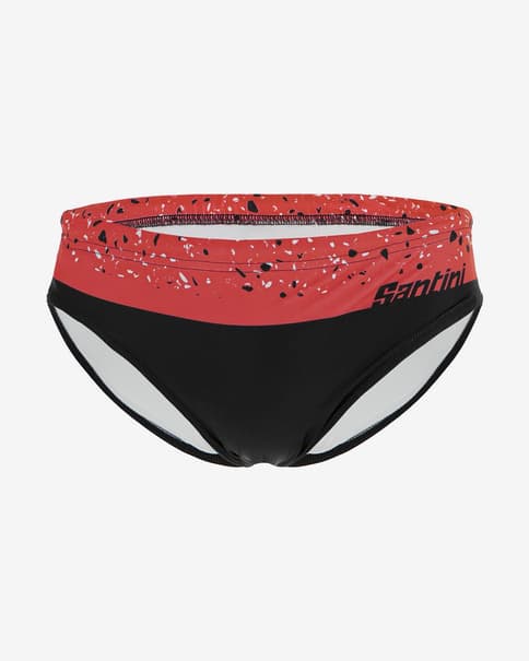 Bañador Santini Pietra negro rosa