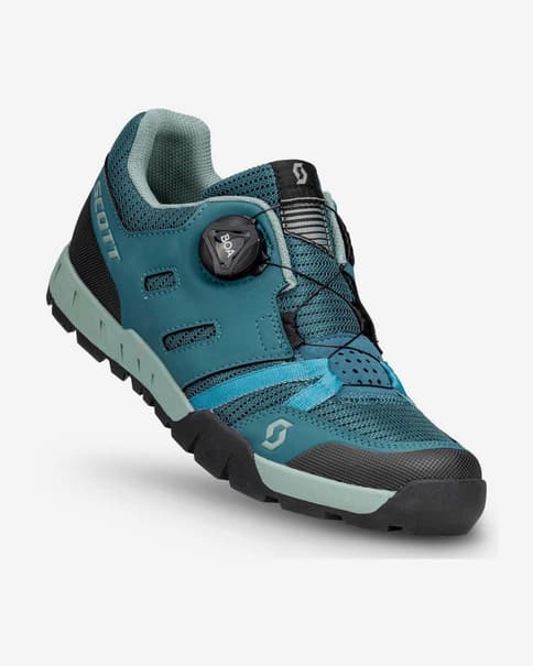 Zapatillas Scott Sport Crus-R Flat BOA azul petróleo mujer
