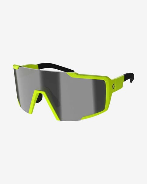 Gafas Scott Shield Compact LS amarillo neón con lente fotocromática Grey Light Sensitive