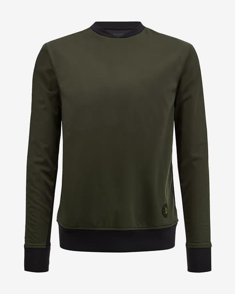 Sudadera Santini Wind Block verde oscuro - Corte Classic