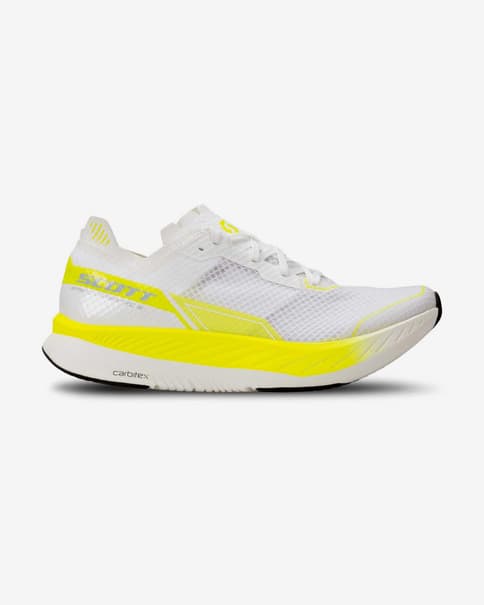 Scott Speed Carbon RC 2 sneakers hvid neon gul