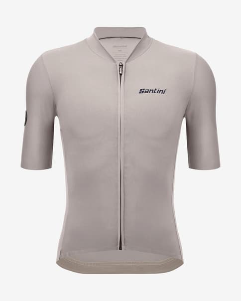 Maillot Santini Stone manga corta beige agrisado