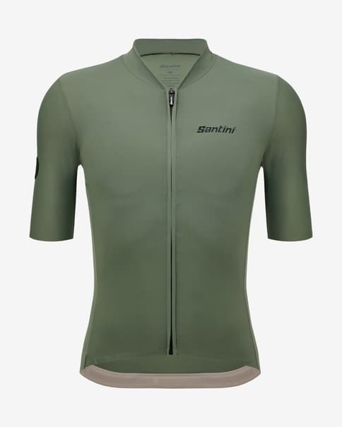 Maillot Santini Stone manga corta verde oscuro
