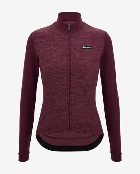 Maillot Santini Pure manga larga lila mujer - Corte Classic