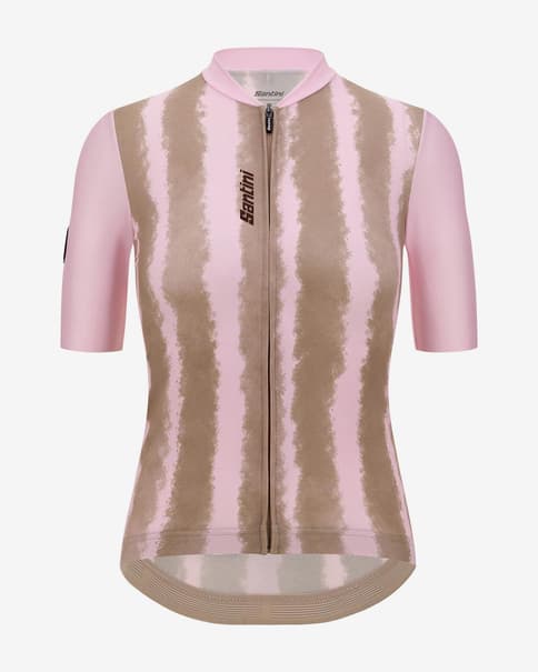 Maillot Santini Bambu manga corta rosa mujer