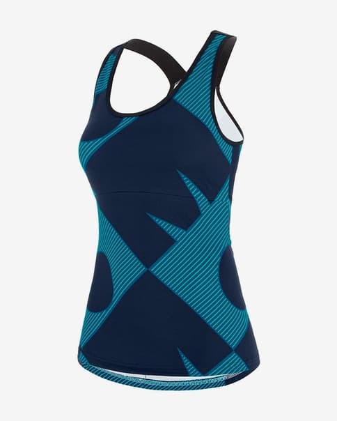 Top Santini Cupio Ironman tirantes azul mujer - Corte Slim