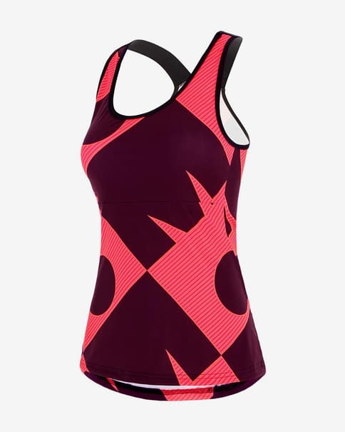 Top Santini Cupio Ironman tirantes lila rosa mujer - Corte Slim