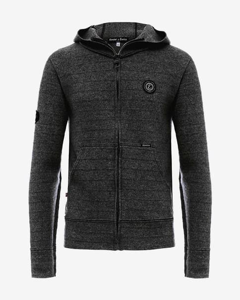 Sudadera con capucha Santini Eroica Confine gris