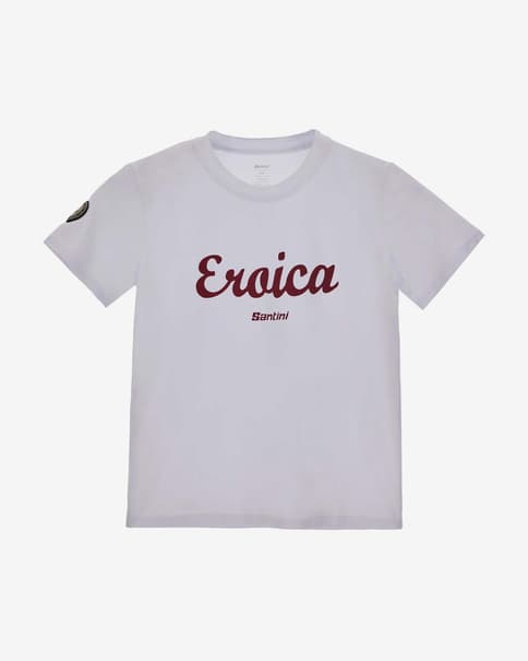 Santini x Eroica Kinder T-Shirt weiß
