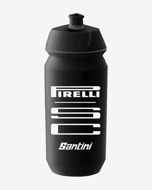Bidón Santini X Pirelli Sport Club negro blanco