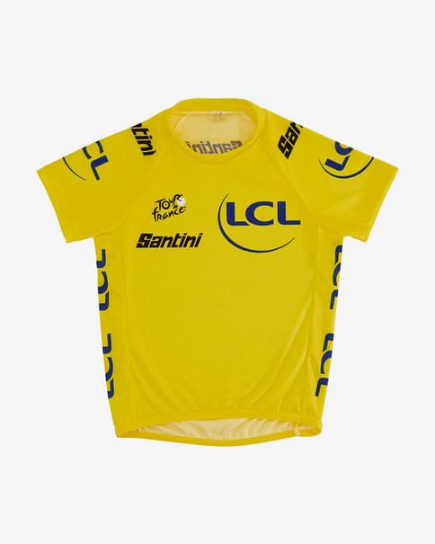 Tour de France 2025 Leader Gesamtwertung Baby Kurzarmtrikot gelb