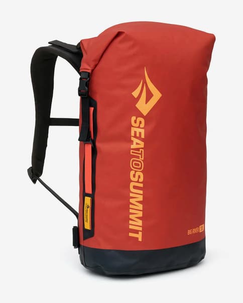 Mochila estanca Sea to Summit Big River 30L rojo óxido