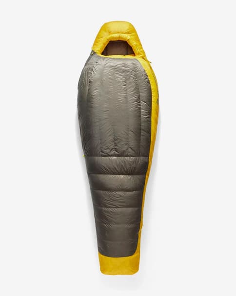 Saco de dormir Sea to Summit Spark -9C Long gris oscuro amarillo