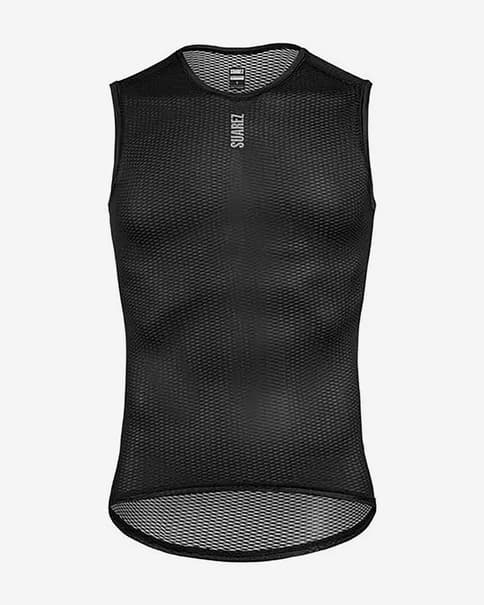 Camiseta interior Suarez Chain sin mangas negro