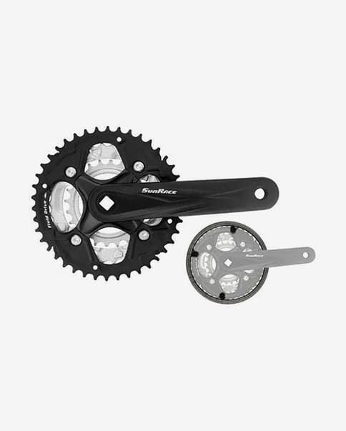 Bielas SunRace FCM500 170 mm 7/8v 42/34/24 negro
