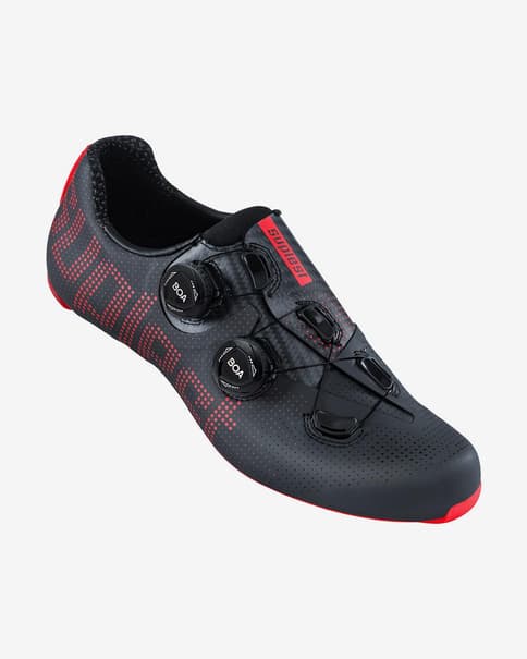 Suplest Edge+ Road Pro Rennradschuhe anthrazit/rot