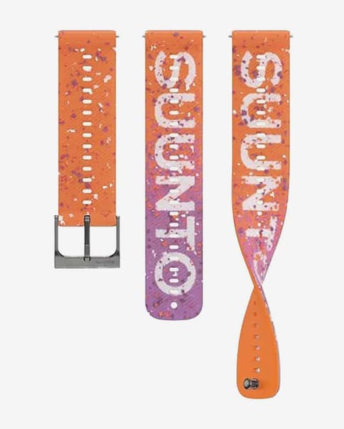 silicone strap Suunto Athletic 6 22 cm orange