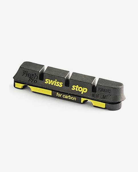 Kit 4 Zapatas SwissStop Flash negro carbono