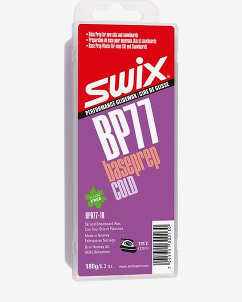 Cera en caliente Swix BP77 Base Prep Hard 180 g violeta