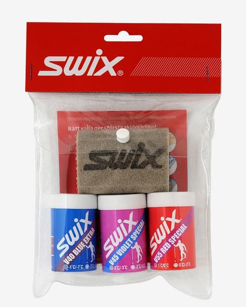 Pack ceras en stick Swix P19 Gunde rojo