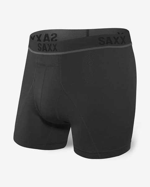 Boxer SAXX Kinetic HD Brief noir ligne gris