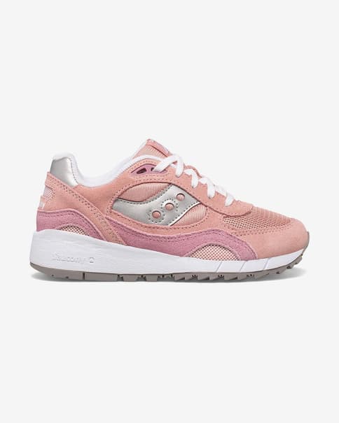 Turnschuhe Saucony Originals Shadow 6000 Lace Rosa Grau Kinder