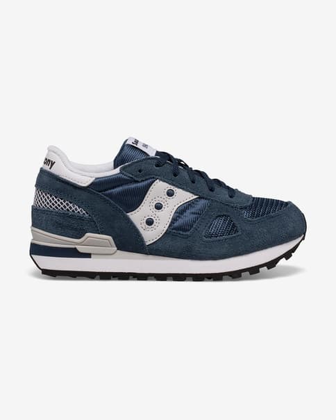 Saucony Originals Shadow Original Lace Kinder Sneaker dunkelblau/weiß