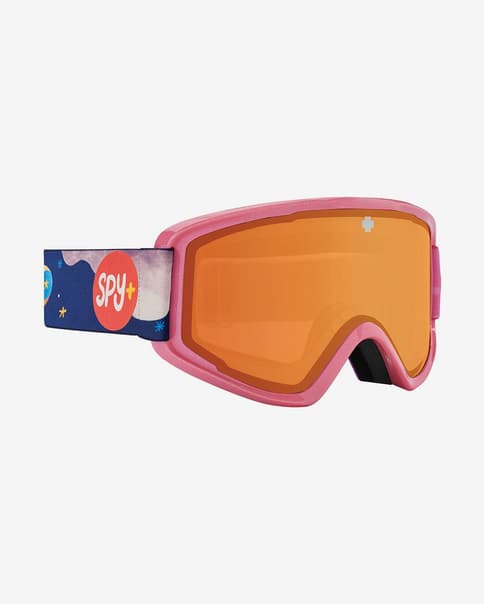Spy+ Crusher Elite Goggles Pink Blue with Persimmon Lens Kids