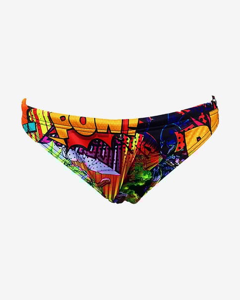 Braga bikini Turbo Super Comic multicolor mujer