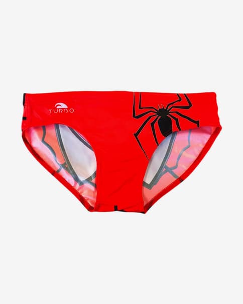 Bañador de waterpolo Turbo Spider Child rojo negro niño